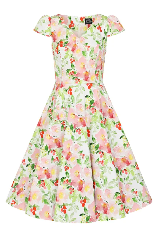 Larisa Floral Swing Dress by Hearts and Roses Petite floral dresses