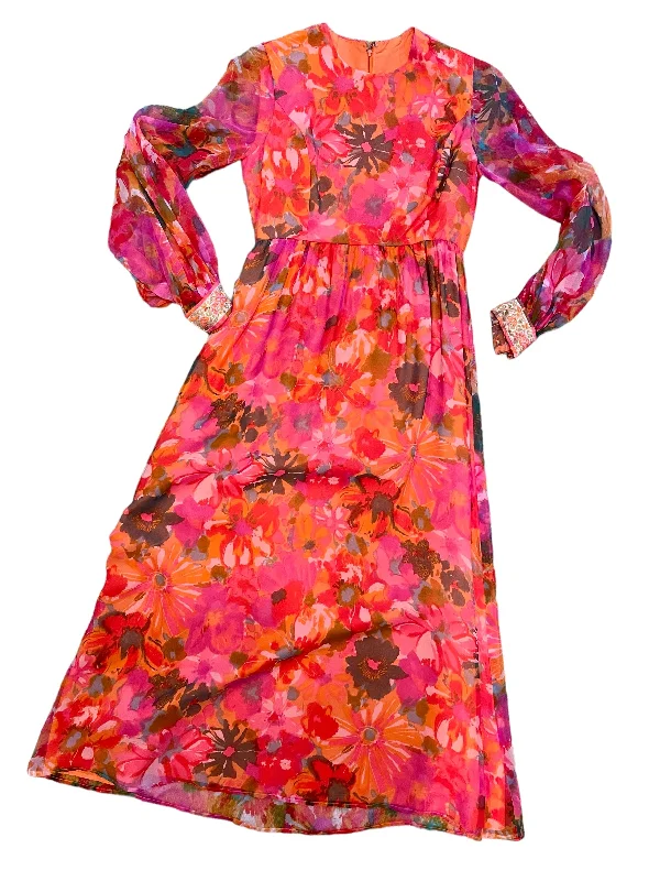 Long Floral Dress Best floral dresses for hourglass body shape