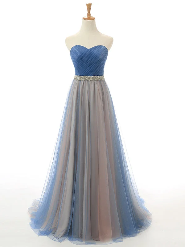 Beautiful Prom Dresses Sweetheart Tulle Long Prom Dress/Evening Dress JKL056 Elegant Tulle Gown