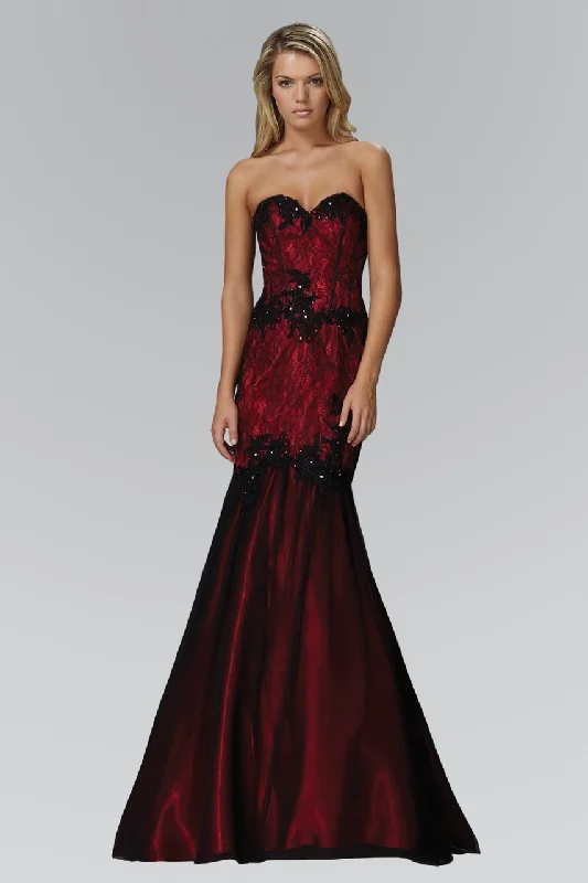 Elizabeth K GL2141- Sweetheart Lace Mermaid Evening Dress