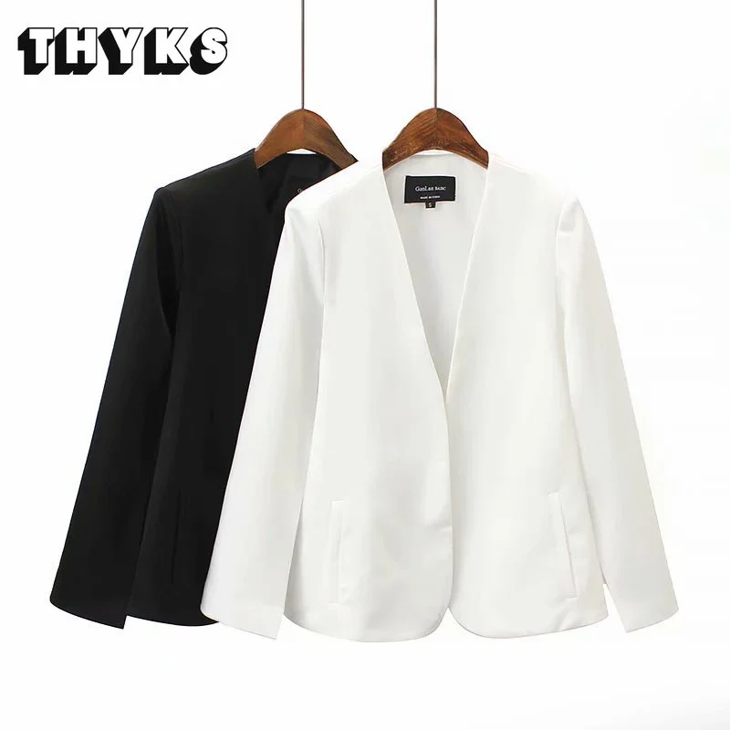 2023 Autumn Women Blazer Black Cape Suit Split Jacket Casual Sleeveless Double-breasted V Neck Female Coat Chic Top Za Women's cycling jackets