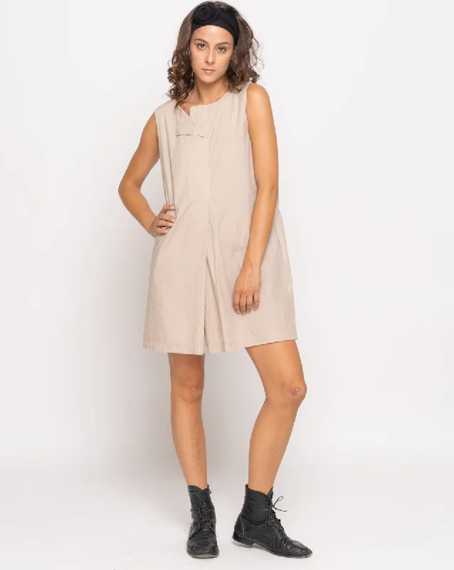 Stub Collar Tank Shirtdress Summer Shirt Dress