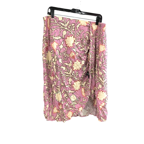 Purple Skirt Midi Knox Rose, Size Xl