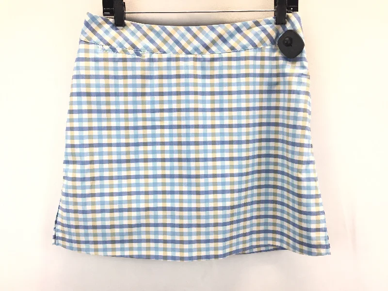 Skirt Midi By Adidas In Blue & White, Size: 8 Button-down Midi Skirt