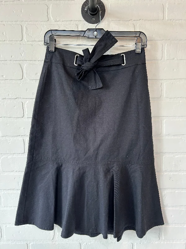 Skirt Midi By Ann Taylor In Black, Size: 2 Vintage Midi Skirt