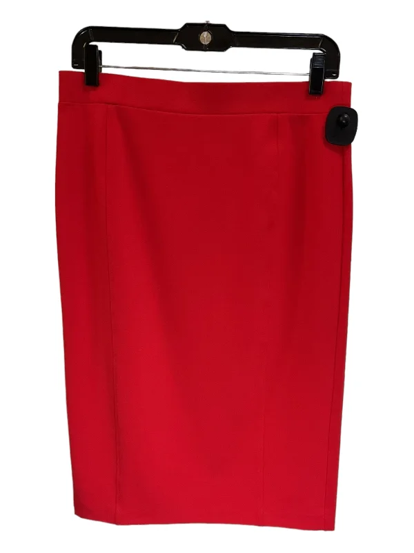 Skirt Midi By Mario Serrani In Red, Size: M Printed Midi Outfit