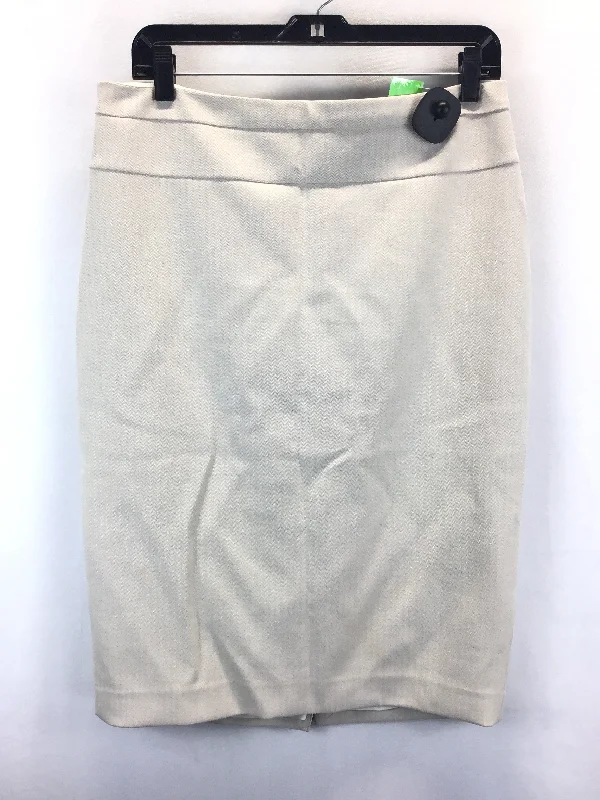 Skirt Midi By White House Black Market In Beige, Size: 10 Elegant Midi Dress